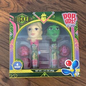 Wicked Pop Ups Lollipop Toy Set - Green and Pink